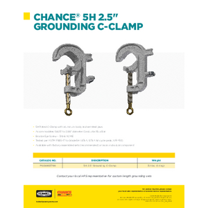 5H Bus Bar Clamp Sales Flyer (SF09195E)